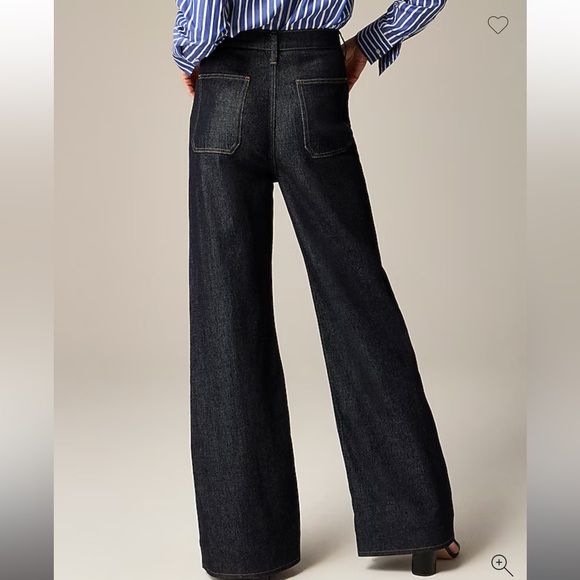 J.Crew Sailor denim trouser in Rinse wash - Picture 2 of 6